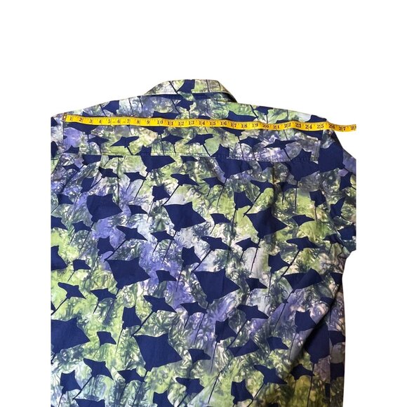 Rum Reggae Cabana Shirt "Eagles On High" Short Sleeve Pockets Size 4XL - Picture 11 of 14